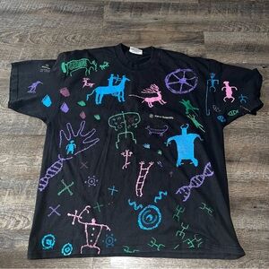 Vintage 90s Promega Graphics Art Promo T‎ shirt Size XXL